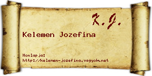Kelemen Jozefina névjegykártya